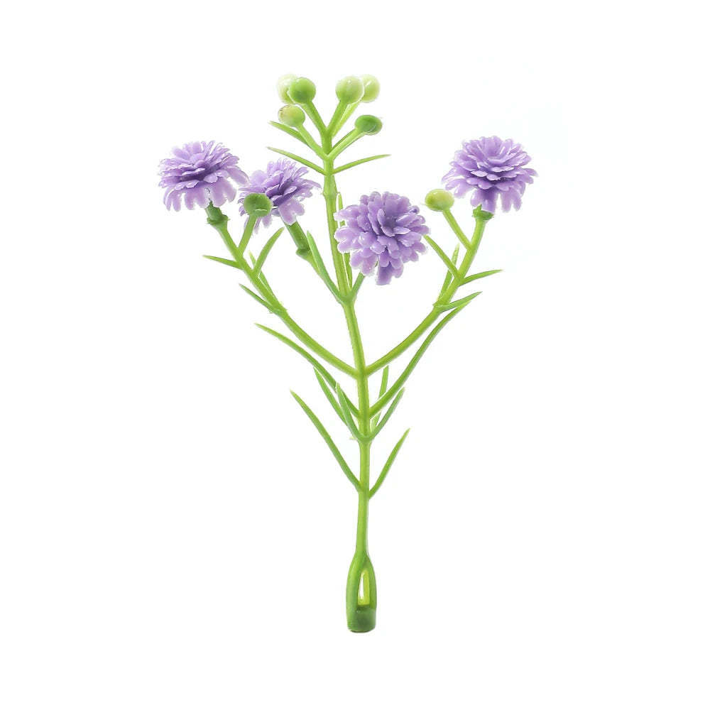 10/20Pcs Artificial Flowers Gypsophila 8CM Fake Flowers For Home Decor Wedding Decorations Ornaments Craft Garland Accessories