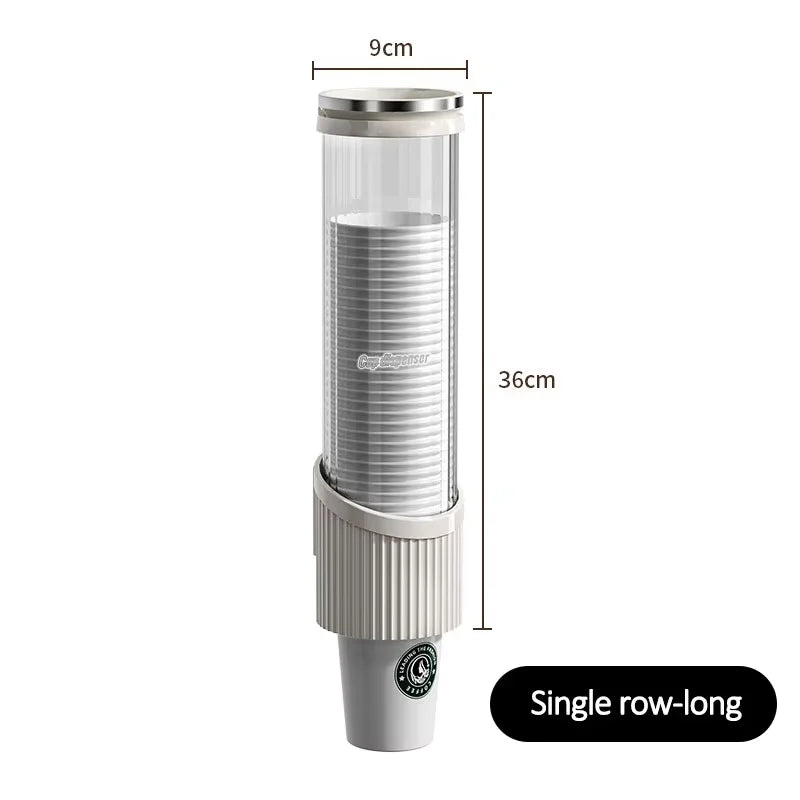Water Cup Storage Bar Counter Rack Disposable Cup Cup Holder Wall Mounted Water Dispenser High-end Paper Cup Holder