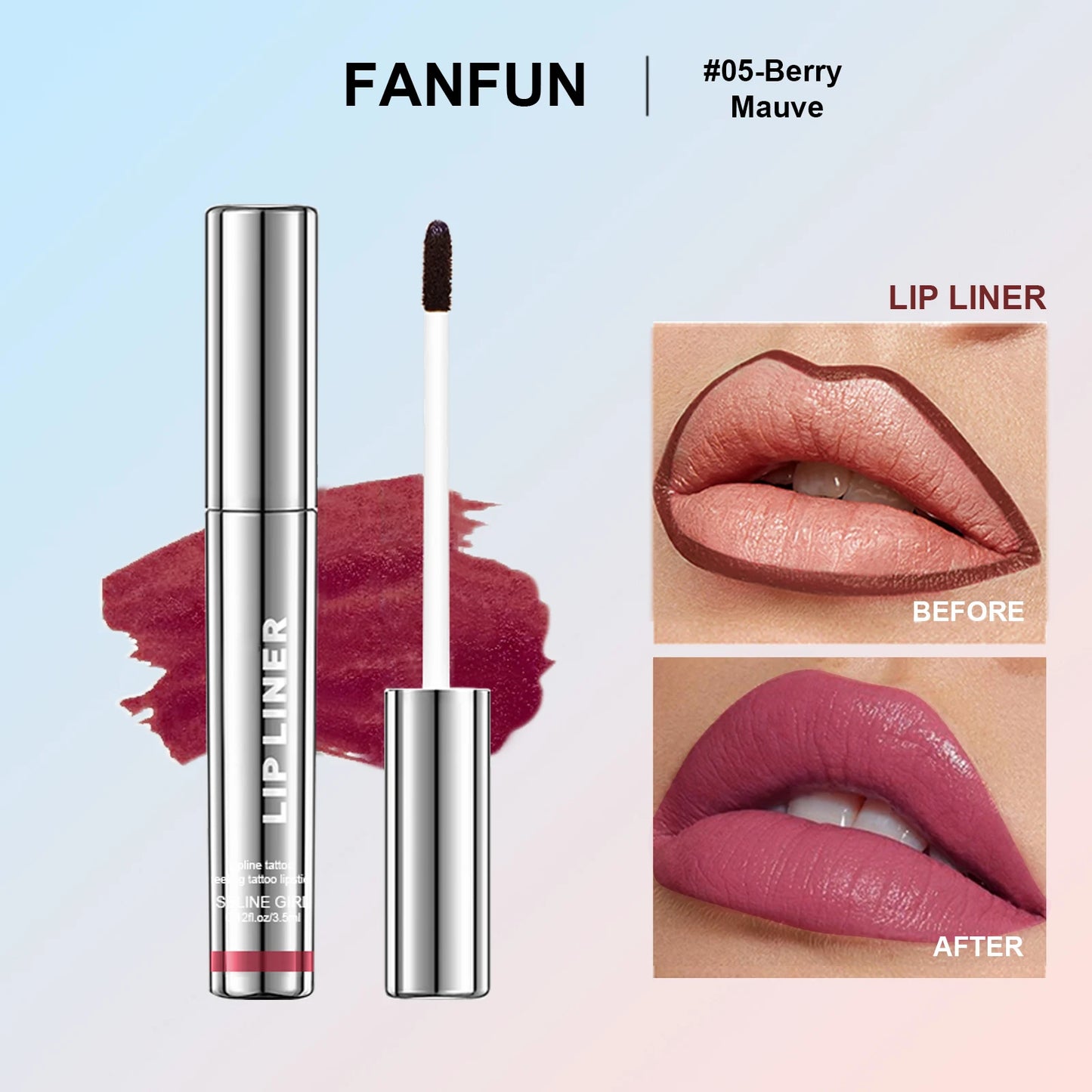 Waterproof Lip Liner Peel Off Tattoo Lipgloss Waterproof Long Lasting Matte Lip Tint Brown Contour Tear-off Lips Stain Cosmetic