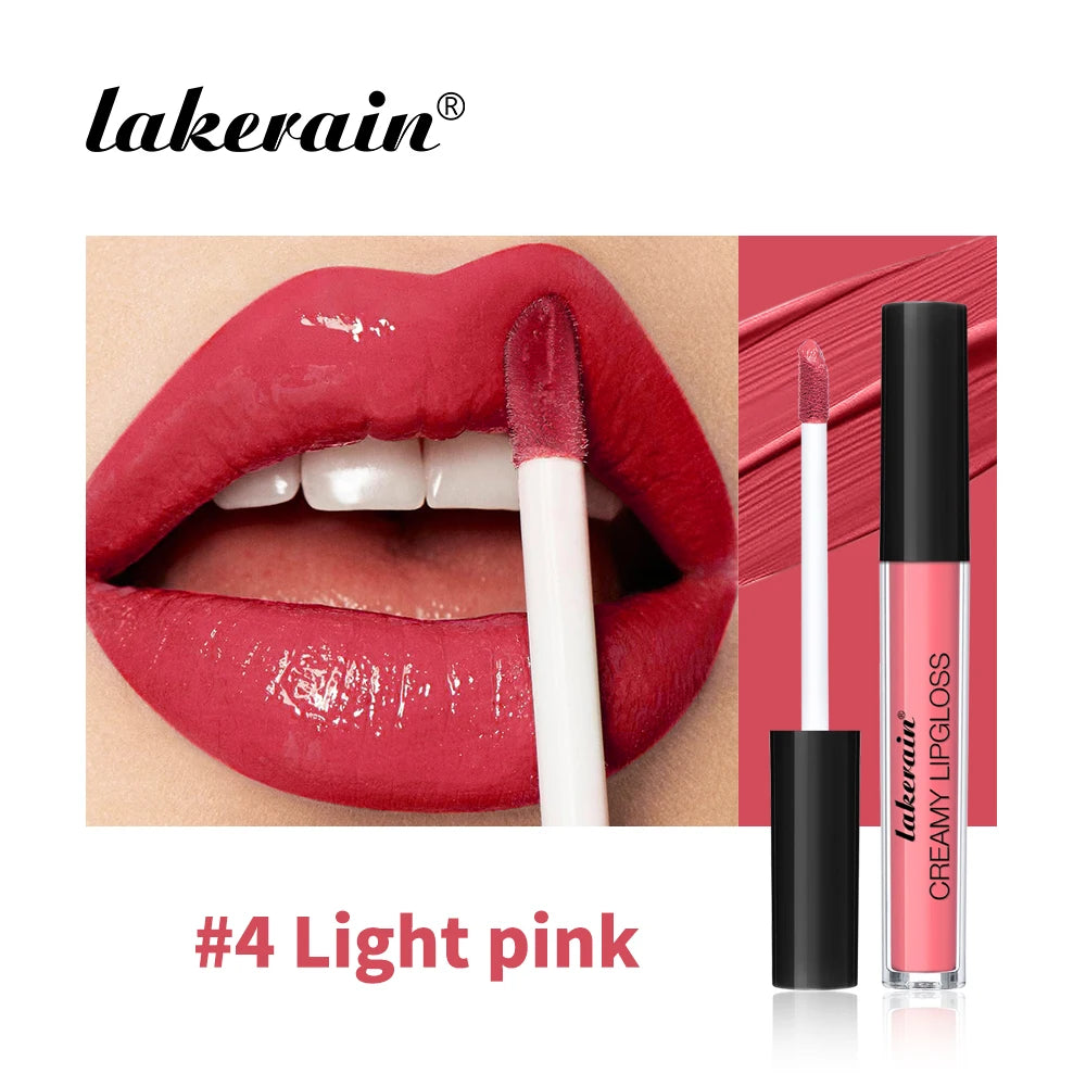 8 Colors Waterproof Lipstick Creamy Lip Gloss, Non-Stick to Cup Non-Fading Long-Lasting Moisturizing Velvet Liquid Lipstick