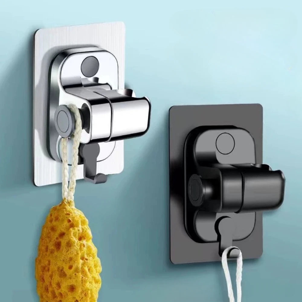 New 360° Adjustable Shower Head Holder Wall Mounted Shower Holder Self-Adhesive Showerhead Handheld Bracket Bathroom Accessories