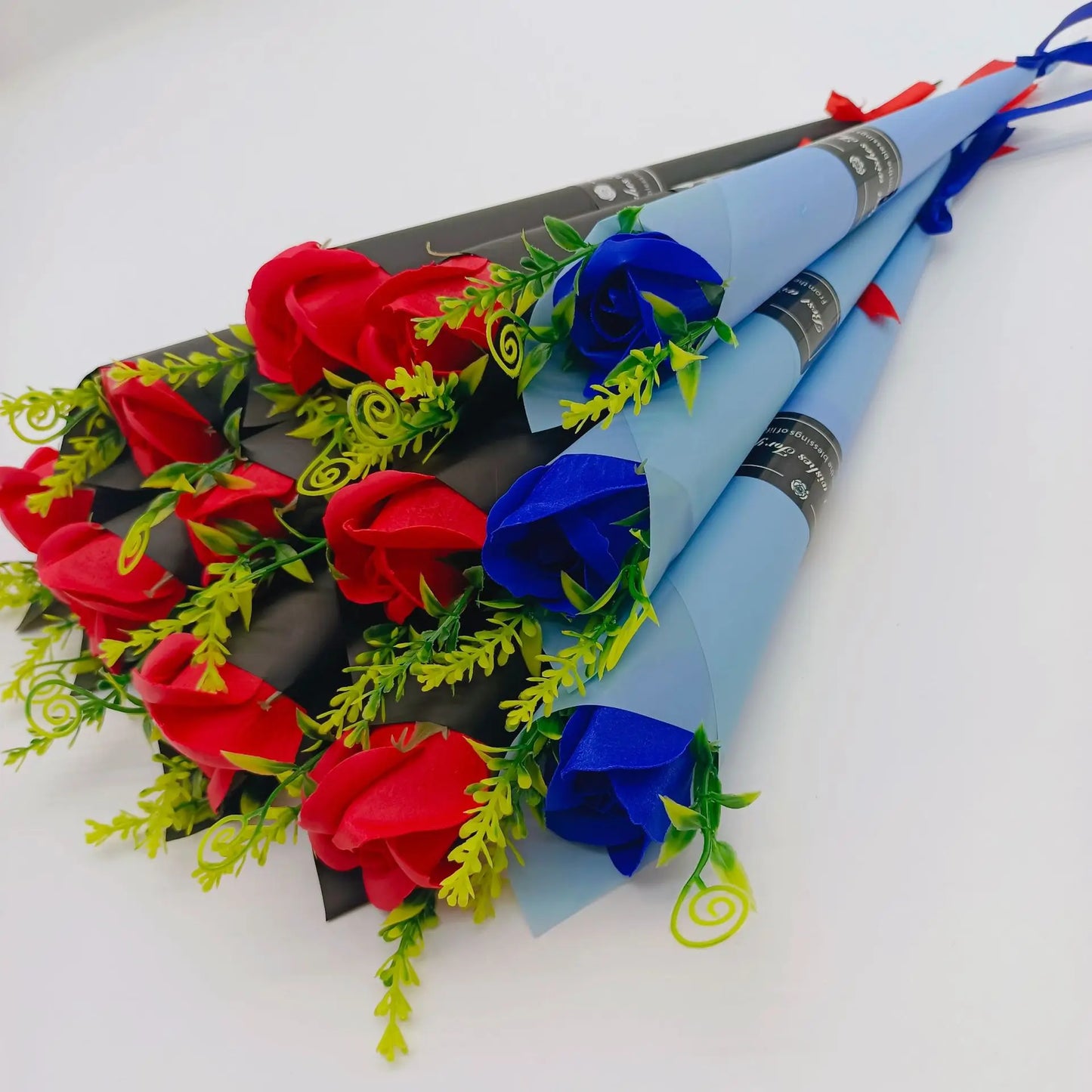 1pcs Single Artificial Rose Flower Soap Flower Bouquet Valentine's Day Fake Flower Wedding Party Gifts Decorations Suppliers