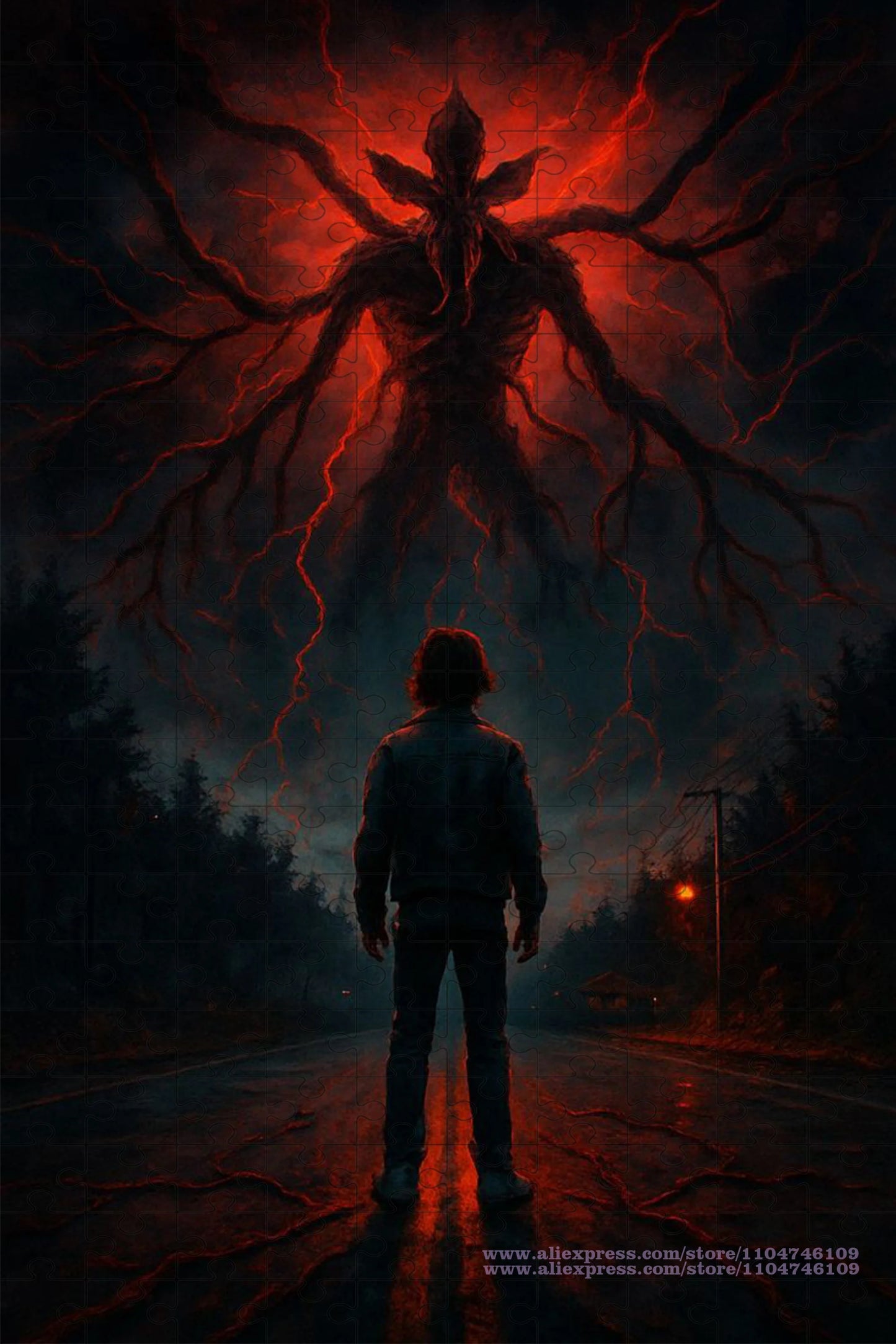 Stranger Things Puzzle Jigsaw 108/200/300/500/1000/1500Pcs Intelligence Puzzles Christmas/birthday Gifts Home Decoration