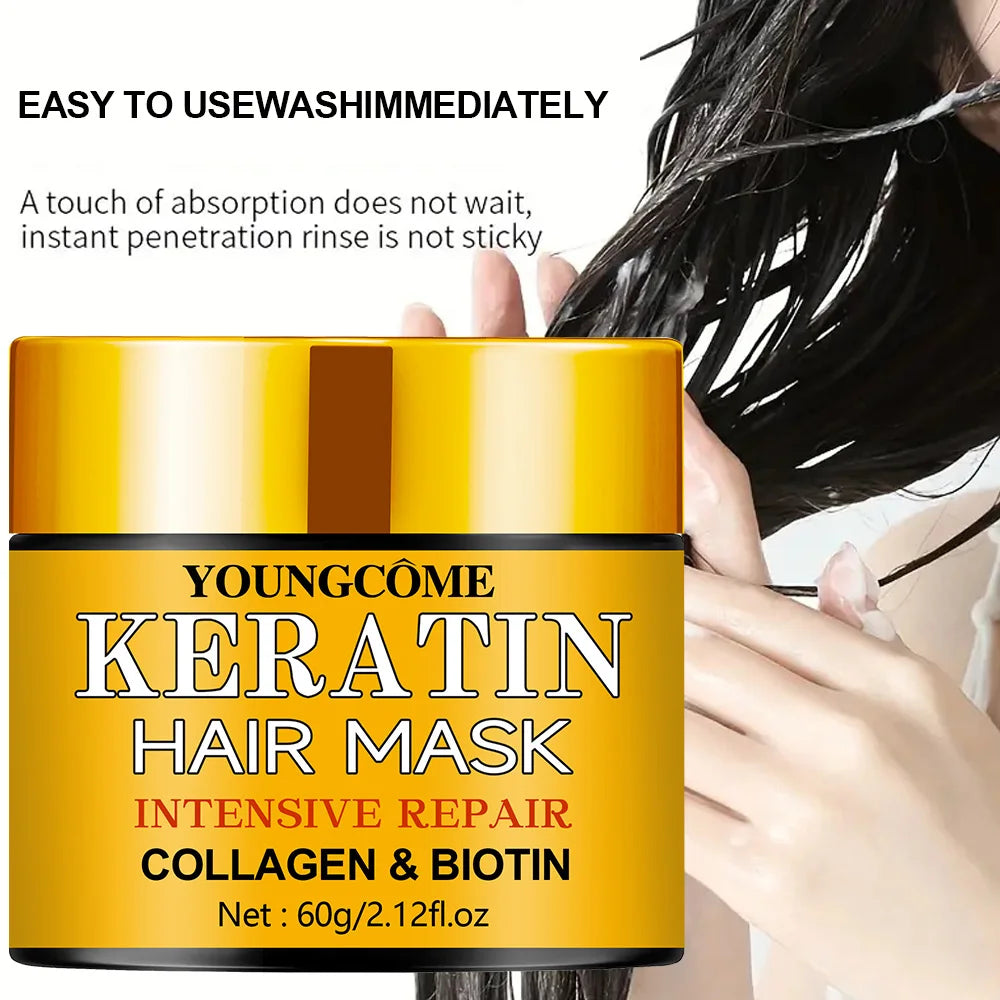 Hair Repairs Hair Mask Essential Oil Nourishing for Dry Damaged Biotin Collagen Keratin Treatment Hairs Conditioner Hair