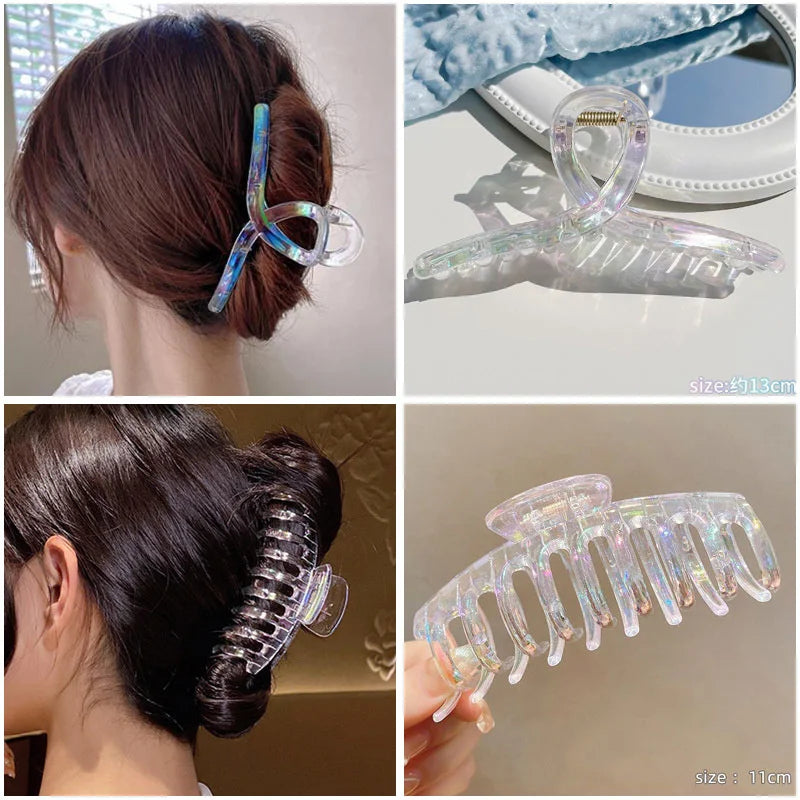 2023 Elegant Hair Claws Clip Vintage Irregular Hair Clips Barrettes Hairpins For Women Hair Accessories Set Hair Clamps Headwear