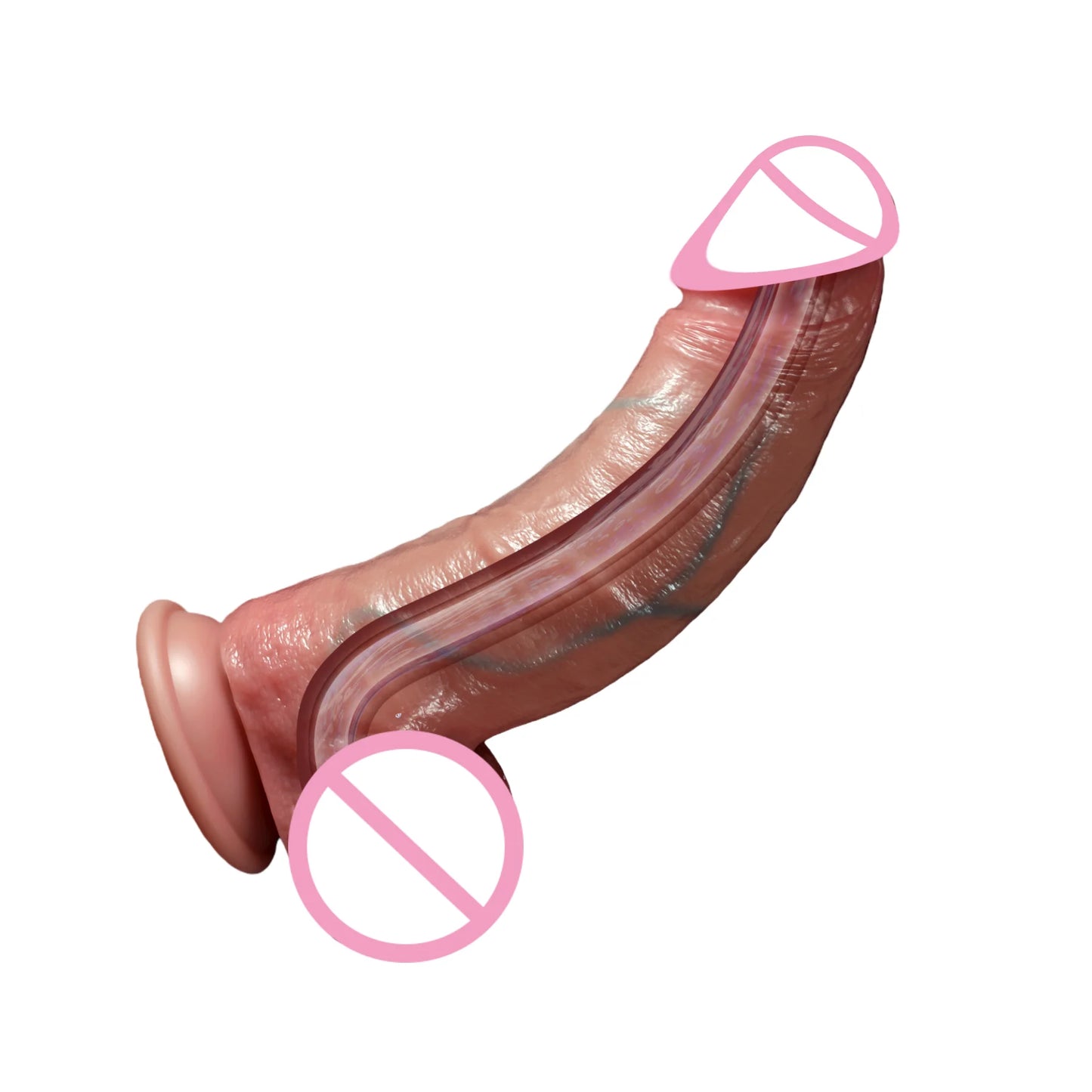 Realistic Dildo with Sliding Foreskin And Ejaculating Feature Vagina Dildos for Women Water Spray Penis Anal Plug Sexy Adult Toy