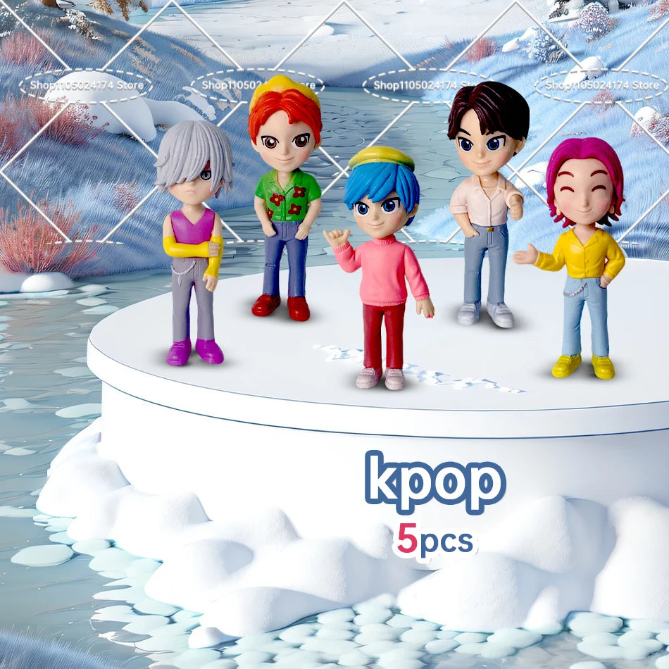 2026NEW Kpop Devil Hunter Rumi Zoe Mira anime colección de personajes de cloruro de polivinílico baratijas de escritorio regalo