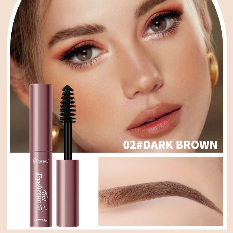 4Color Waterproof Eyebrow Gel Long Lasting Sweatproof No Smudging Natural Eyebrow Cream Makeup For Perfect Brows Cosmetics