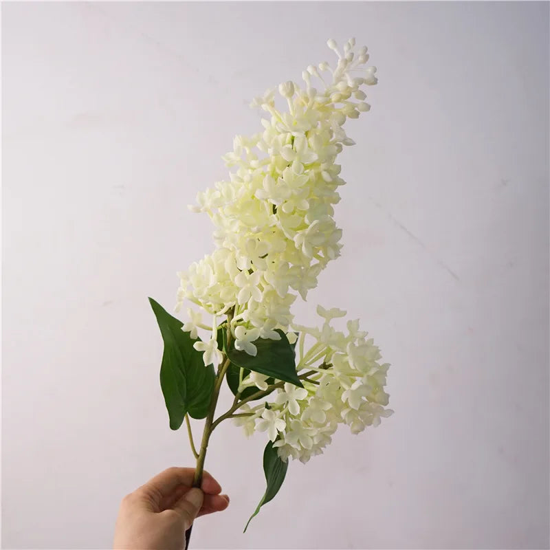 Artificial Lilac Flowers for Home Decoration, Beautiful Silk Flores, DIY Hand Flower Arrangement, Wedding, Living Room