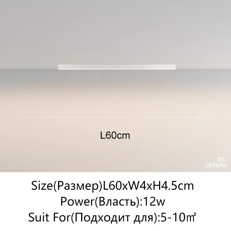 Modern Strip LED Ceiling Lights Living Room Kitchen Office Intelligent Lighting Corridor Porch Indoor Home Lighting