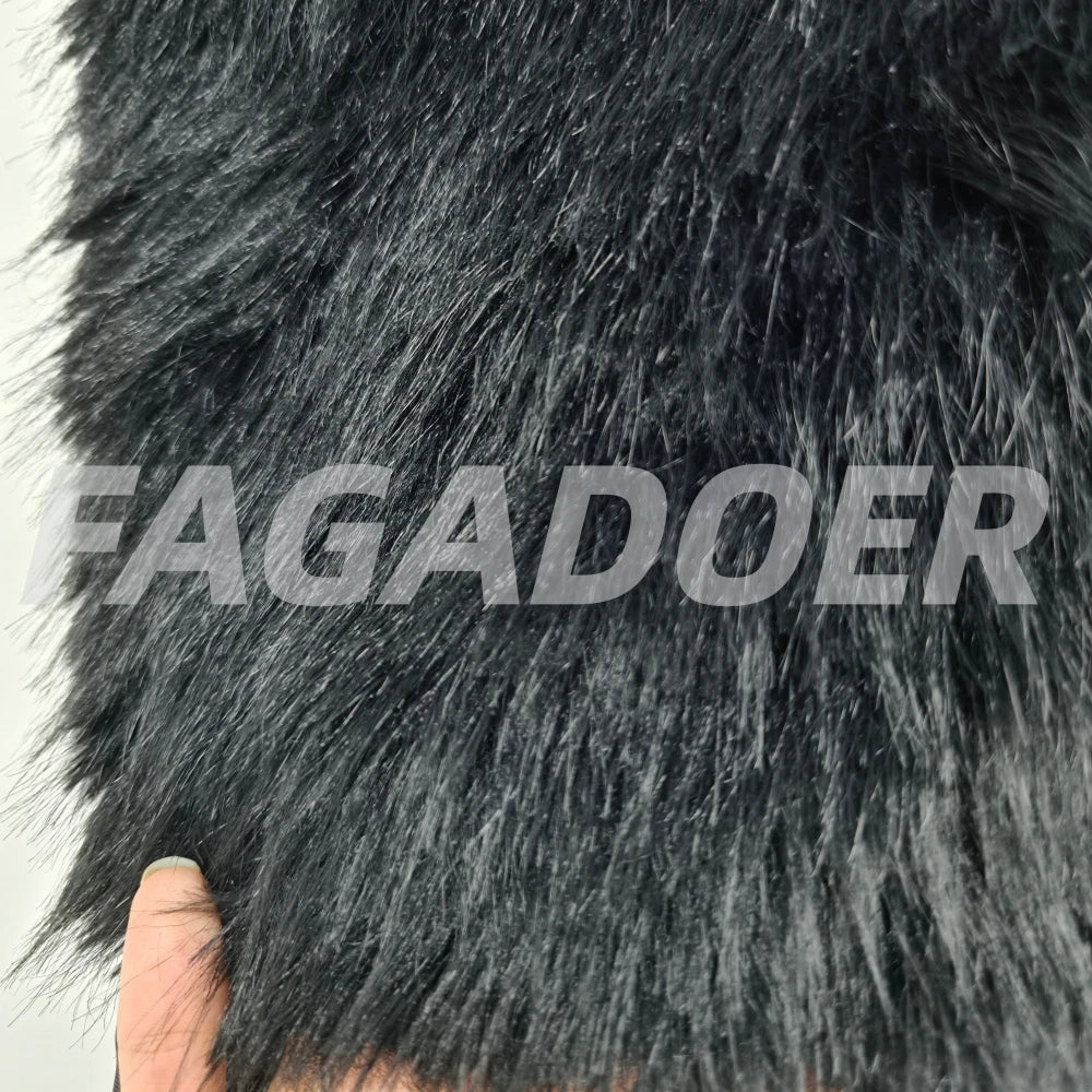 FAGADOER Winter New Sexy Fur Patchwork Bodycon Jumpsuits for Woman Solid Color Off Showlder Backless Rompers Female Overalls