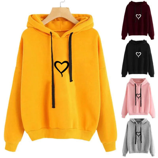 2025 Oversized Hoodie Women Gothic Pullover Clothes Autumn Winter Tops Sweatshirt Sleeved Hoodie Fashion Street Female Clothing